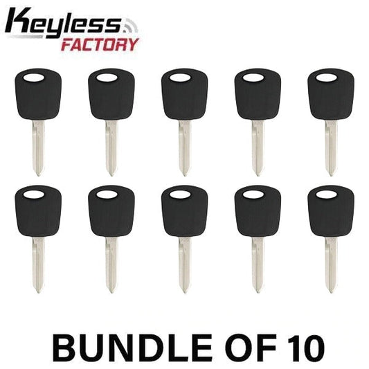 10 x Ford Lincoln Mercury Mazda H72 Transponder Key (4C) (AFTERMARKET) (BUNDLE OF 10)
