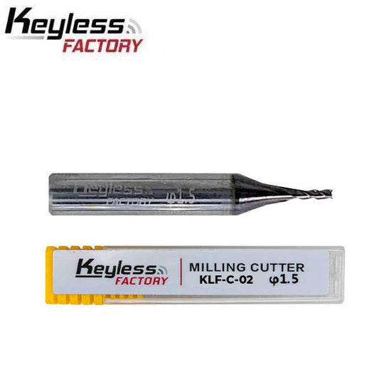 Premium Carbide - 1.5mm - End Mill Cutter - for Condor XC Mini Plus, Condor Dolphin, Miracle A7, Miracle A9, SEC-E9, Triton
