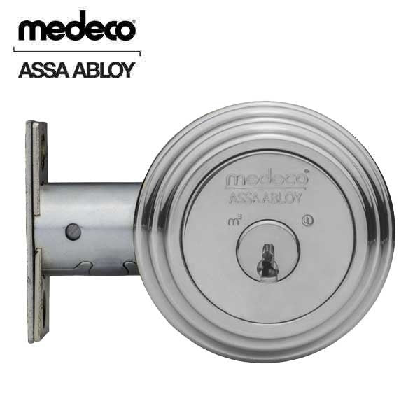 Medeco - 11TR504 - Maxum Residential - M3 Biaxial - 5-Pin - Single Deadbolt - 2-3/4" - DL Keyway Pinned - 26 - Satin Chrome - Grade 1