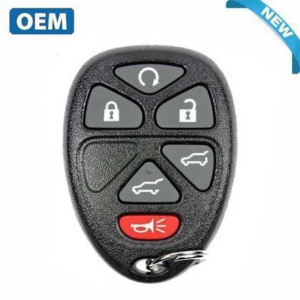 2007-2013 GM SUV / 6-Button Keyless Entry Remote / PN: 22951510 / OUC60270 (OEM)