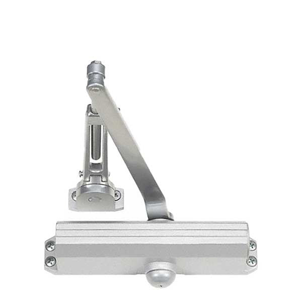 Norton - 1601H - Tri-Packed Manual Commercial Door Closer - PA Bracket/Regular/Top Jamb - Hold Open - Adjustable Arm - Size 3-6 - Satin Aluminum - Fire Rated - Grade 1