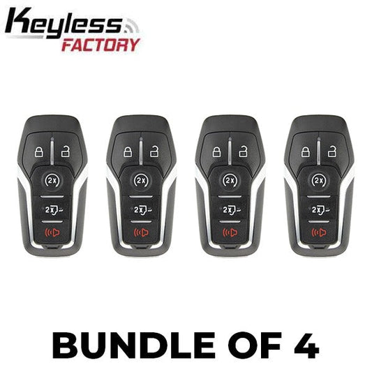 4 x 2015-2017 Ford F-150 / 5-Button Smart Key / PN: 164-R8117 / M3N-A2C31243300 (AFTERMARKET) (BUNDLE OF 4)