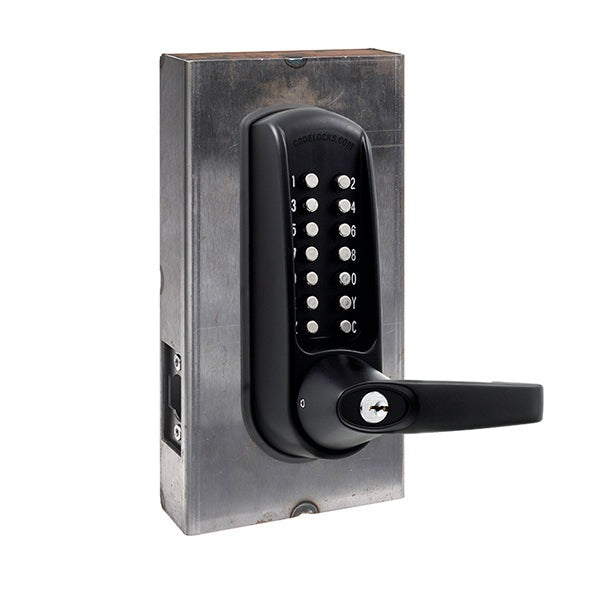 CodeLocks - CL615 Gate Box Kit - Mechanical Lock - Heavy Duty - Tubular Latchbolt Gate Box Kit - Double Sided - Passage Function - Optional Finish - Grade 2