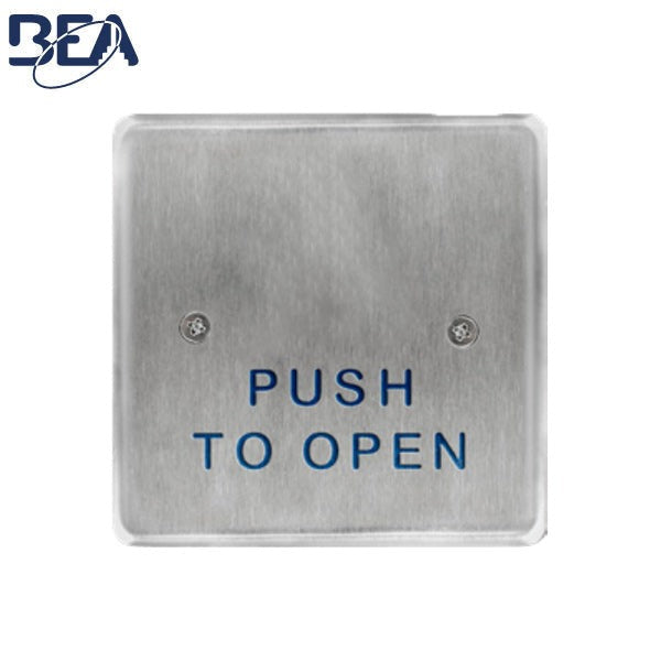 BEA - 10PBS45 - Square Push Plate - Square - 4.5 inch - Push to Open