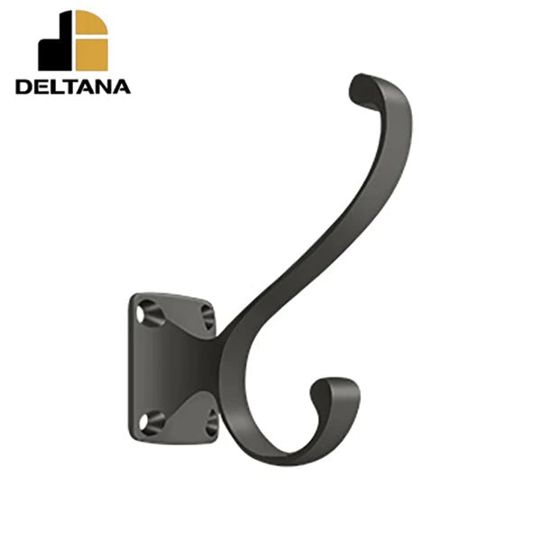 Deltana - Heavy Duty - Coat - 1-1/2" x 1-1/4" Base Size - Optional Finish