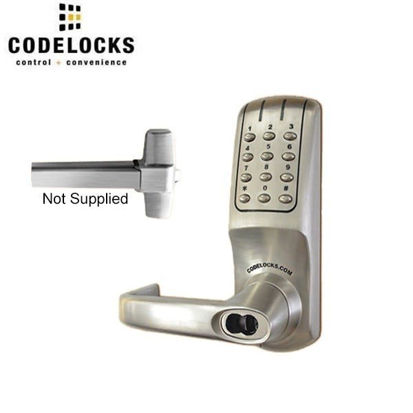 CodeLocks - CL5000 - Electronic Door Exit Trim - Heavy Duty - 2 3/4" Backset - Panic Access Kit - Optional SFIC Prep - Grade 2