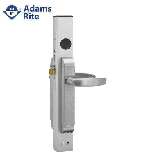 Adams Rite - 2190 - Dual Force Interconnected Boxed Lockset - 1-1/2" Backset - Less Strike - Satin Stainless Steel