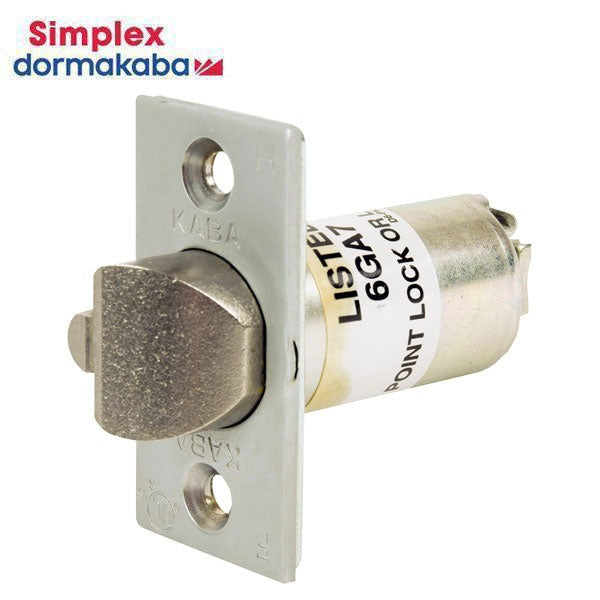 Simplex - 204168 - AC Parts and Accessories - 2-3/4" Backset Deadlatch - 1/2" Throw - US26D - Satin Chrome