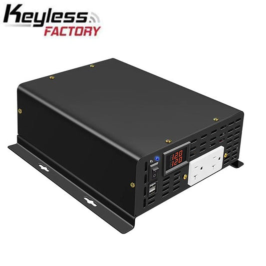 RBU5 - 12VDC - 1000 Watt Pure Sine Wave Inverter - DC to AC - Optional Remote Connectivity - USB Ports
