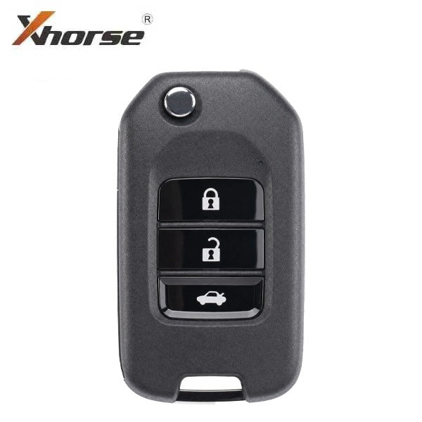 Xhorse / XNHO20EN / Honda Style / 3-Button Universal Remote Flip Key / For VVDI Key Tool (Wired)