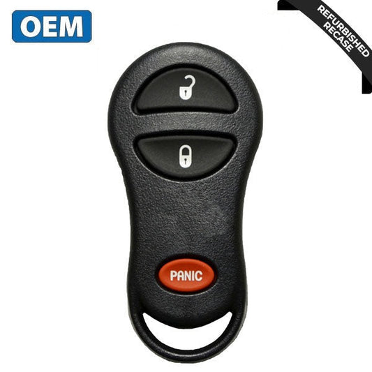 1999-2004 Jeep Cherokee, Grand Cherokee / 3-Button Keyless Entry Remote / PN: 56036859; 56036860 / GQ43VT9T (OEM Recase)