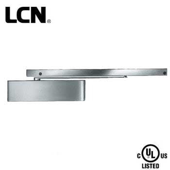 LCN - 4040SE - Standard Arm Track Door Closer - 24V - Adjustable Size 1-4 - Plastic Cover - Aluminum - Fire Rated - Grade 1