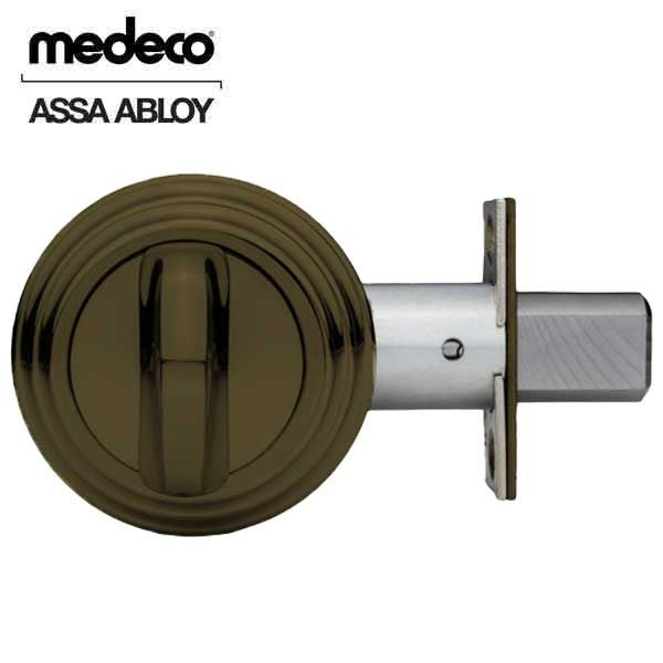 Medeco - 11TR503 - Maxum Residential - M3 Biaxial - 5-Pin - Single Deadbolt - 2-3/8" - DL Keyway Pinned - 10 - Satin Brass Blackened - Grade 1