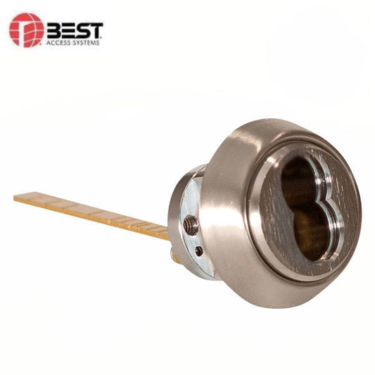BEST - E Series - Rim Cylinder Housing Standard - SFIC - 7 Pin Chromium Plated Satin Chrome 26/US26D finish