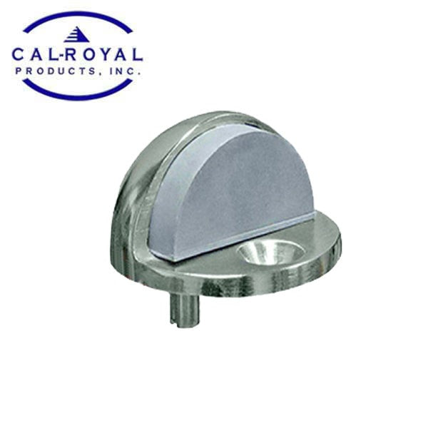 Cal-Royal - ZNLS-21 - Dome Door Stop - 1-3/4" - Low Profile - Satin Chrome