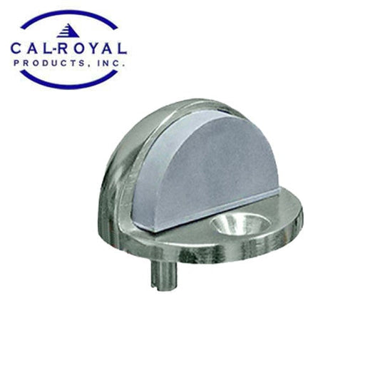 Cal-Royal - ZNLS-21 - Dome Door Stop - 1-3/4" - Low Profile - Satin Chrome