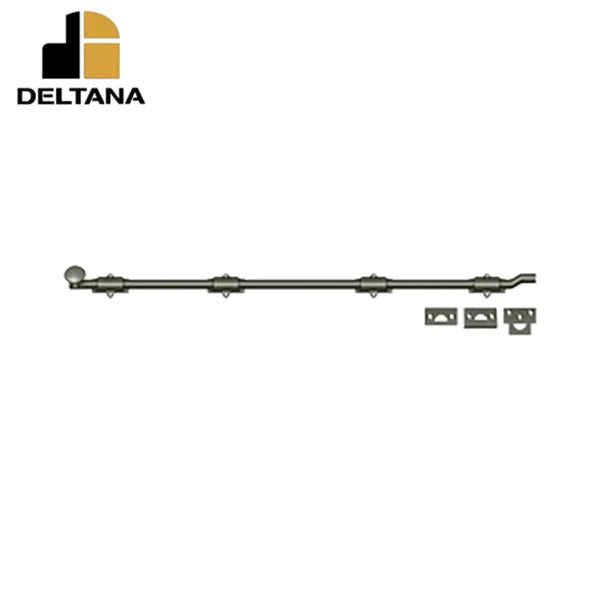 Deltana - 42" Surface Bolt w/ Offet - Heavy Duty - Optional Finish