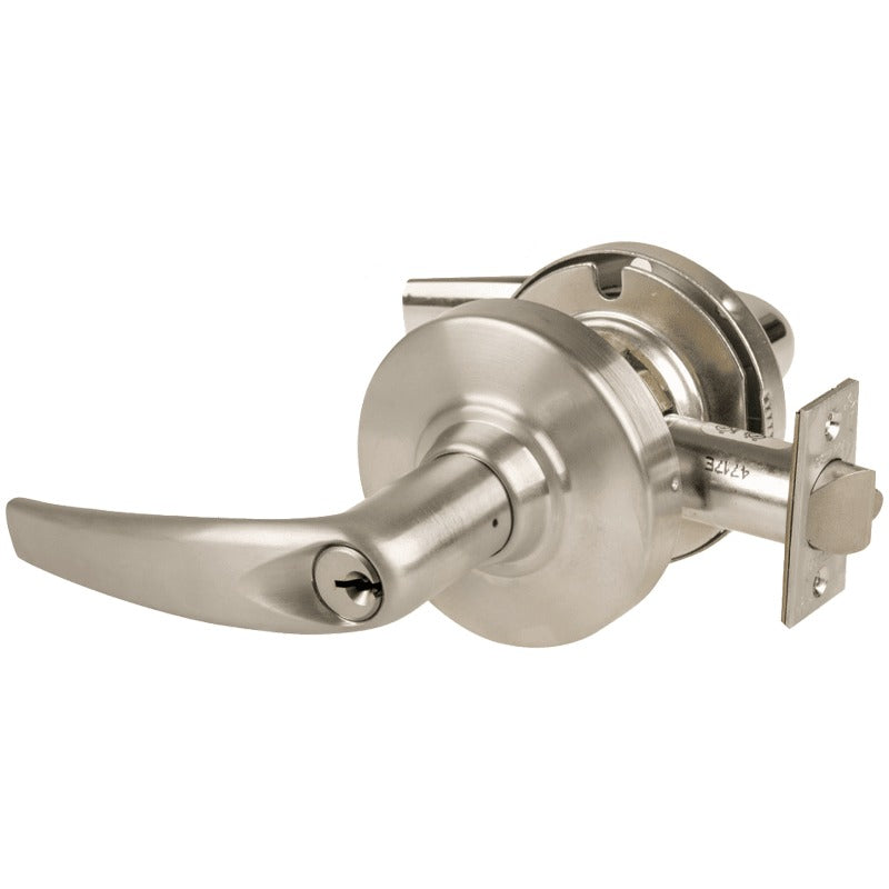 Schlage - ND80PD - Electrified Cylindrical lock - Storeroom - Athens Lever - Non-Handed - Satin Nickel - Grade 1