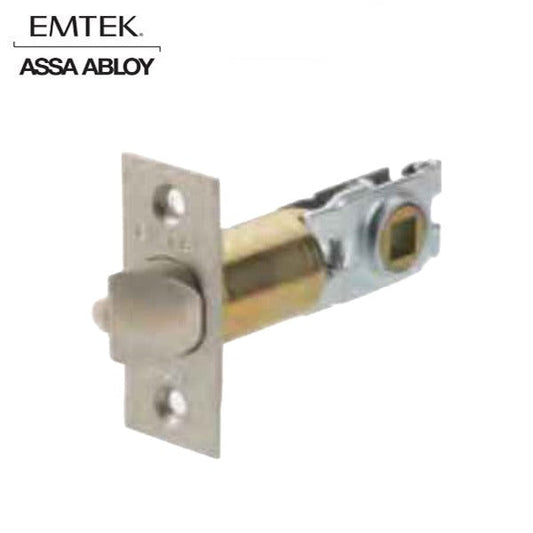 EMTEK - Key In Lockset Latch - 2 3/8" Backset - US15 - Satin Nickel