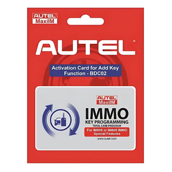 Autel - Software Card with 4-button BMW-style IKEY Bundle for BMW G-Chassis Vehicles