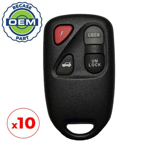 10 x 2003-2005 Mazda 6 / 4-Button Keyless Entry Remote / PN: GK2A-67-5RY / KPU41805 (OEM Recase)