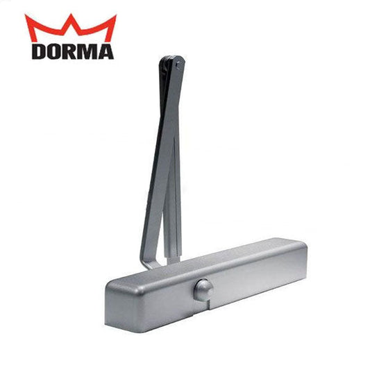 DORMA - 8616 - Heavy Door Closer - Surface Mounted - AR Arm - Backcheck - PA - Full Cover Plastic - Aluminum - Fire Rated - Grade 1