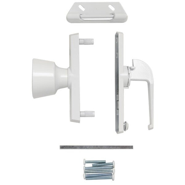 Wright - V670 - Universal Tulip Knob Latch - Out Swinging - Wood / Metal Doors - Optional Finish