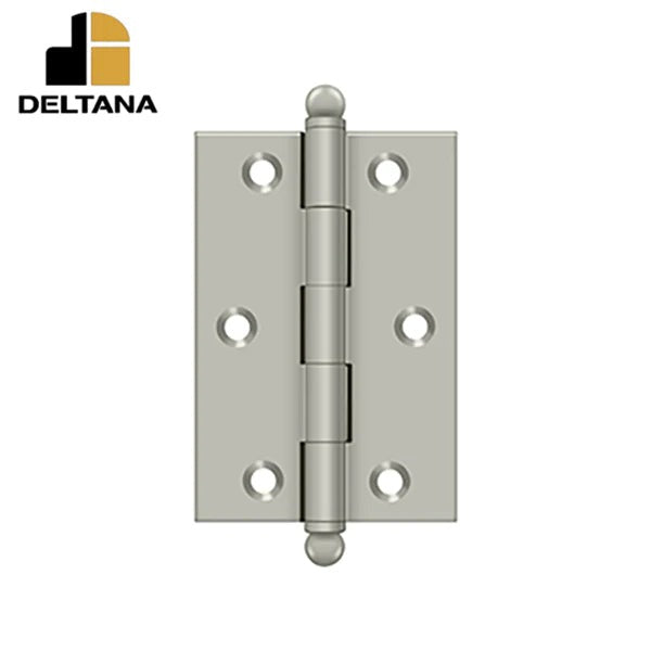 Deltana - 3" x 2" Hinge - w/ Ball Tips - Optional Finish