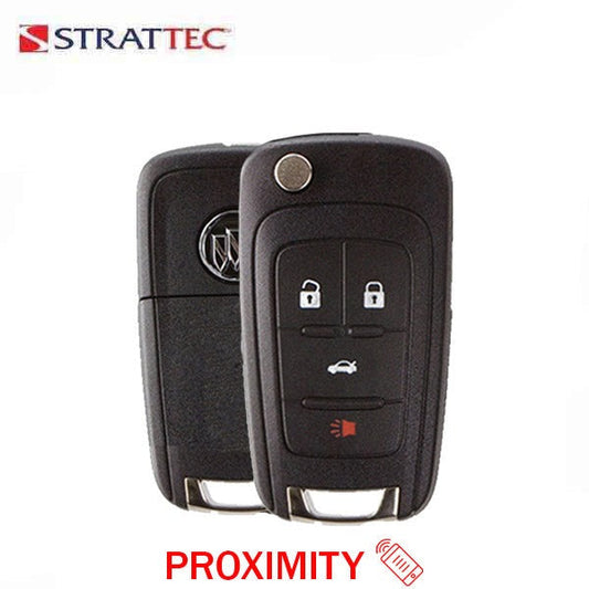 2010-2017 Buick Allure Lacrosse Regal / 4-Button Flip Key / PN: 5912558 / OHT-05918179 PEPS (Strattec)