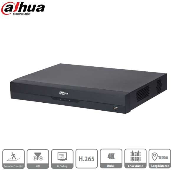 Dahua / HDCVI DVR / 16 Channel / Analytics+ / 1U / Penta-brid / 6MP / 1080p / 10TB HDD / X52B3A10