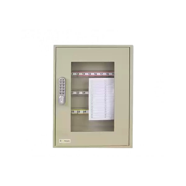 CodeLocks - Key Secure View Hook Key Cabinet w/ KL1200 - IP54 - Heavy Duty - Keyless Access - Private & Public Function - Master & User - Optional Cabinet Size