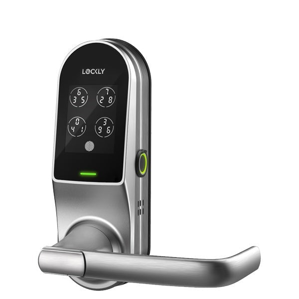 Lockly Guard- DUO 679D - Dual Locking Interconnected Smart Lock - Fingerprint Reader - Wi-Fi-Bluetooth App Controlled - Touchscreen Keypad - Key Override - Mifare RFID - Optional Finish