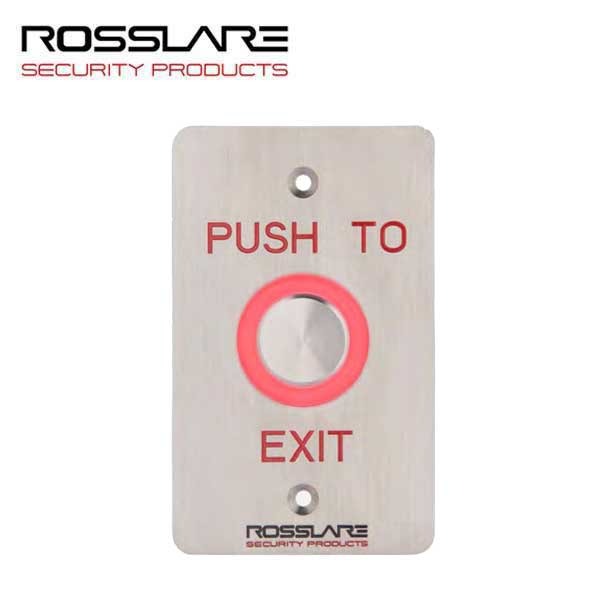 Rosslare - EX06EO - Request To Exit Button w/Toggle - Analog Piezo- 10-24 VDC