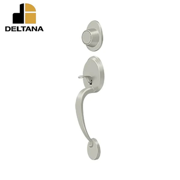 Deltana - Montego Handleset Dummy - 1-3/8" - 2" Door Thickness - Optional Finish