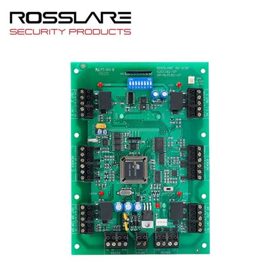 Rosslare - AC215IP - Scalable Networked Access Control - PCBA Only - 2 Readers - TCP/IP - 30K Users - 20K Event History - 12VDC