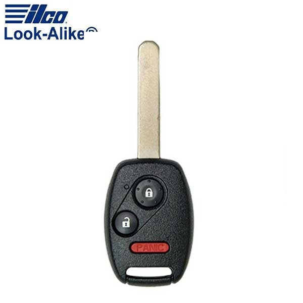 2007-2007 Honda / 3-Button Remote Head Key / PN: 35111-SLN-305 / OUCG8D-380H-A (AFTERMARKET)