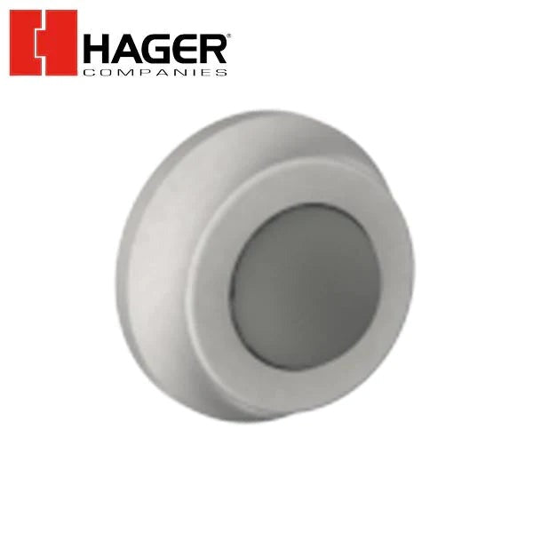 Hager - 250W - Convex Wall Stop - Satin Chrome