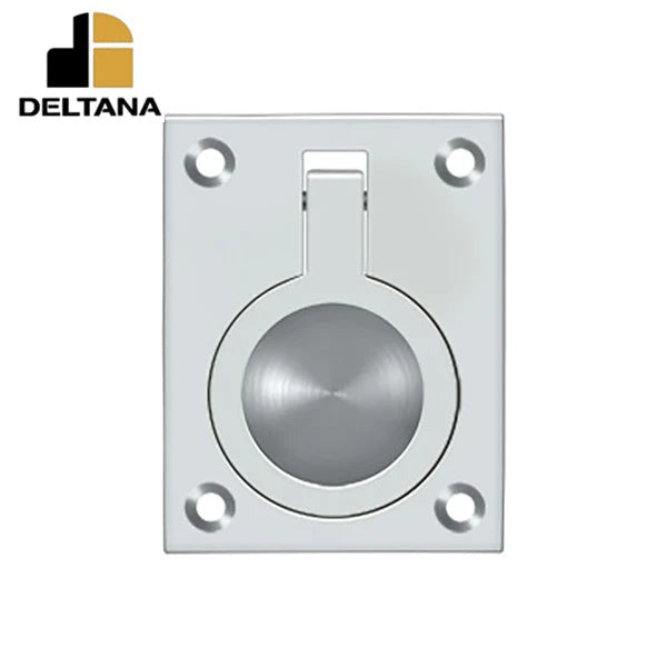Deltana - Flush Ring Pull - 2-1/2" x 1-7/8" - Optional Finish