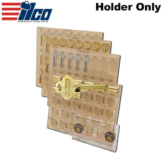 Ilco - EIP-KH66 - Engrave-It - Schlage Primus Everest 29 XP High Security Key Style Holder - Face - Holds 14 - for Engrave-It Pro Machine