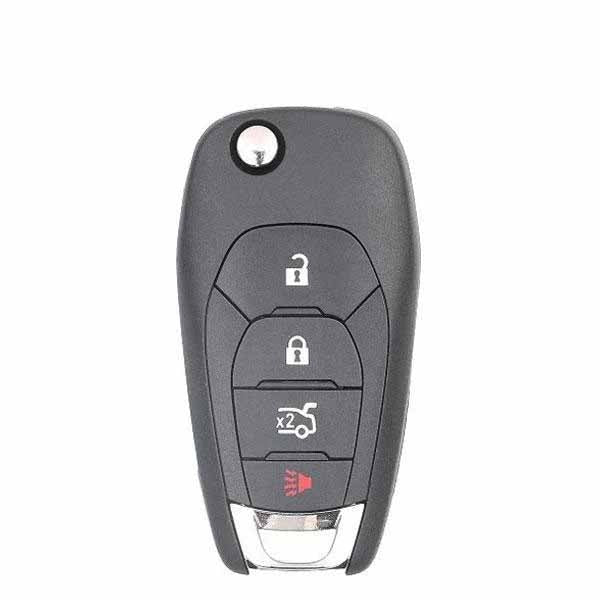 5 x 2016-2019 Chevrolet Cruze / 4-Button Flip Key / PN: 13514135 / LXP-T004 / 433 MHz / XL8 (AFTERMARKET) (BUNDLE OF 5)