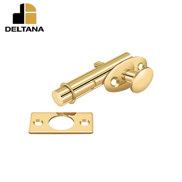 Deltana - Mortise Bolt - 1-3/4" Backset - 7/16" Bolt Throw - Optional Finish