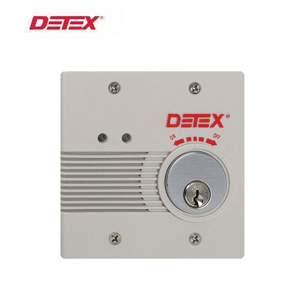 Detex - DTX-EAX-2500SK - Exit Alarm - Surface Mount - Magnetic Switch - Plug-in Transformer - Extended Bypass - 24VDC