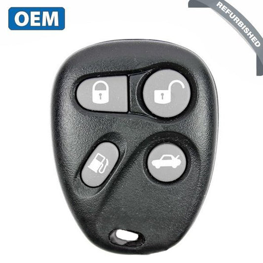 1998-2000 Cadillac DeVille / 4-Button Keyless Entry Remote / Gas / PN: 25656444 / KOBUT1BT (OEM REFURB)