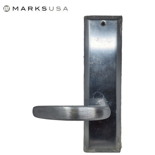 Marks USA - 0NY96DO - New York Mortise Lever Lock - 1-1/16” x 7-5/8” - 26D - Satin Chrome - Dummy - LH
