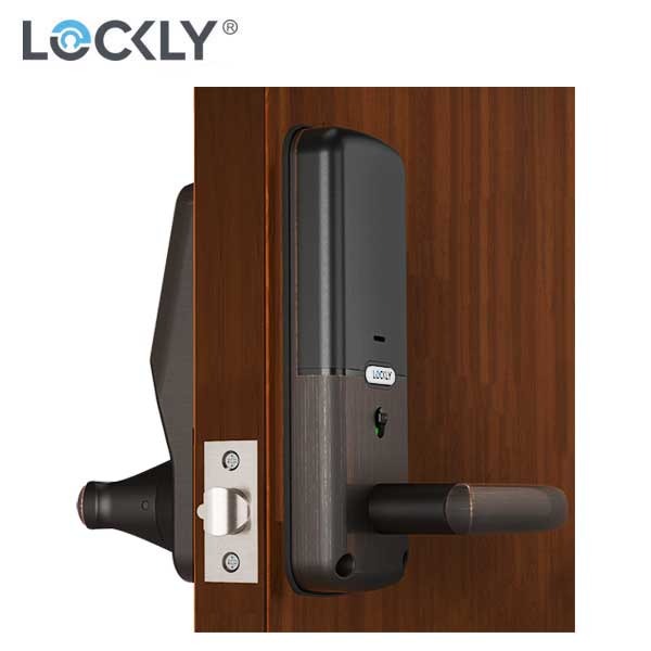 Lockly - PGD628VB - Secure Biometric Electronic Lever Set Latch - Bluetooth - Venetian Bronze