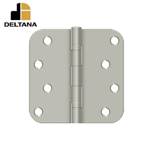Deltana - 4" x 4" x 5/8" Radius Hinge - Ball Bearing - Optional Finish