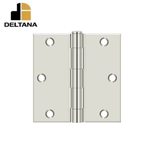 Deltana - 3-1/2" x 3-1/2" Square Hinge - Residential - Optional Finish