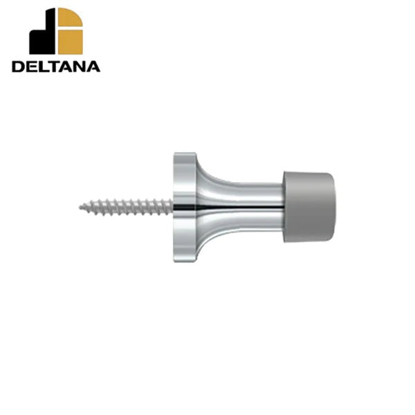 Deltana - 1-3/8" Baseboard Door Bumper - Solid Brass - Optional Finish