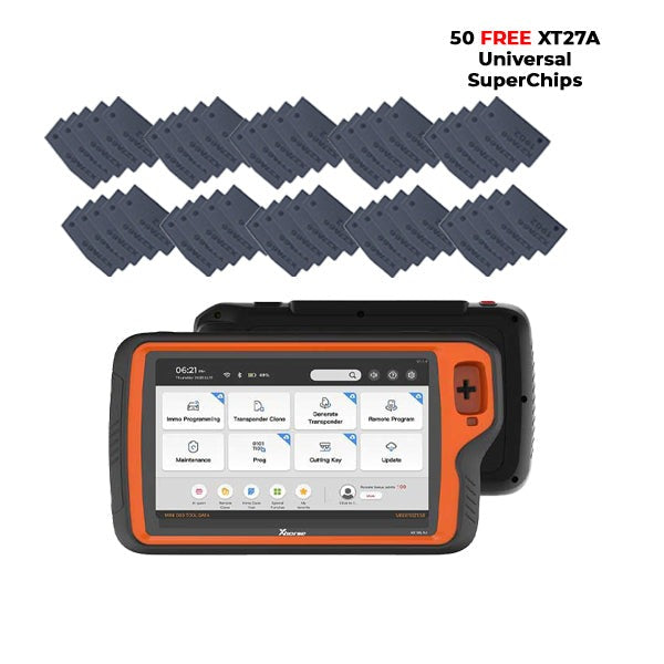 Xhorse - VVDI Key Tool PLUS Tablet - All In One Key Tool - ADVANCED PACKAGE + 50 FREE XT27A Universal Transponder Chips
