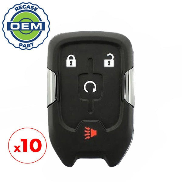 10 x 2017-2022 GMC / 4-Button Smart Key / PN: 13584513 / HYQ1EA (OEM Recase)